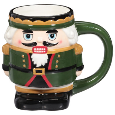 Signature Select 16 Oz Holiday Nutcracker Mug Green - Each - Image 1