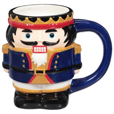 Signature Select 16 Oz Holiday Nutcracker Mug Blue - Each - Image 1