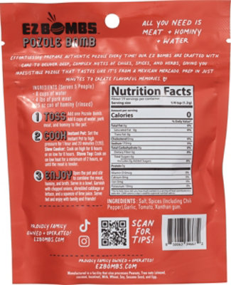 Ez Bomb Seasoning Bomb Pozole - 2.5 OZ - Image 5