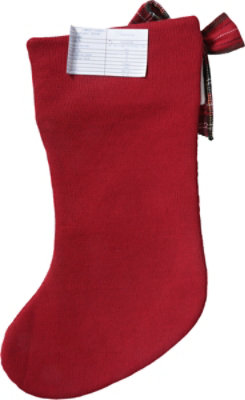 Signature Select 19 Inch Knit Stocking Bow Red - Each - Image 3
