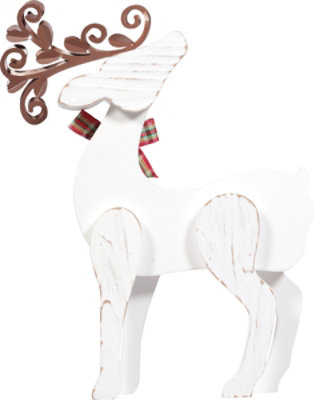 Signature Select 9 Inch Wood Reindeer Standng - Each - Image 3