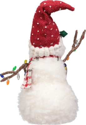 Signature Select 16 Inch Fuzzy Snowman With Hat - Each - Image 3