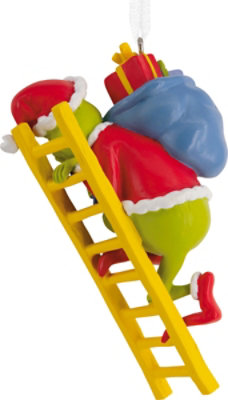 Hallmark Grinch On Ladder Ornament - Each - Image 3