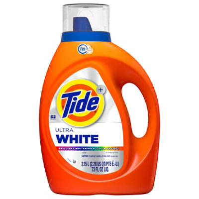 Tide He Liquid Laundry Detergent Plus Ultra Oxi White Original Scent - 73 Fl. Oz. - Image 2