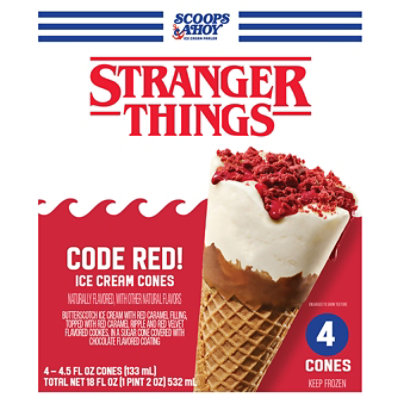 Scoops Ahoy Code Red Ice Cream Cone, 4-4.5 Fz, 18 Fz - 4-4.5FZ - Image 1