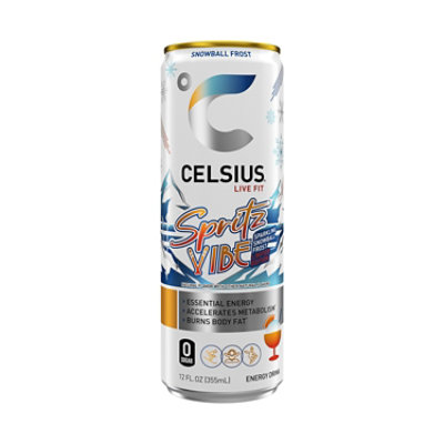 Celsius Spritz Vibe Snowball Frost 12fz - 12 FZ - Image 1