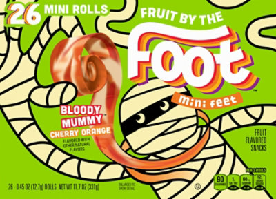Fruit By The Foot Mini 26 Count Halloween - 11.7 OZ - Image 6