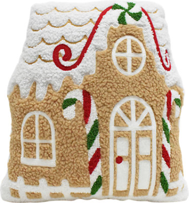 Signature Select Gingerbread House Pillow - Each - Image 1