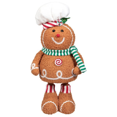 Signature Select 14.5 Inch Gingerbread Bobble Boy - Each - Image 1
