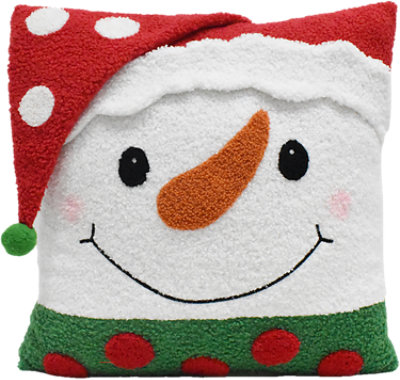 Signature Select Snowman With Hat Pillow - Each - Image 1