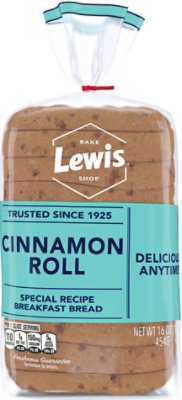 Lewis Bake Shop Cinnamon Roll Bread - 16 OZ - Image 1