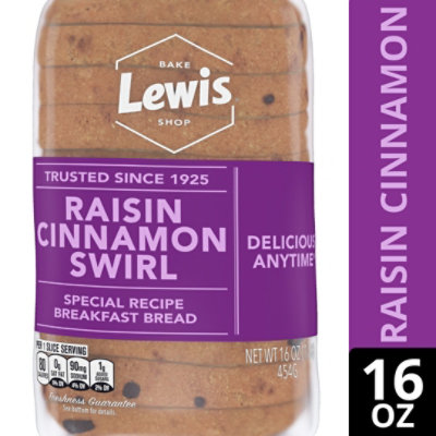 Lewis Bake Shop Raisin Cinnamon Swirl Bread - 16 OZ - Image 2