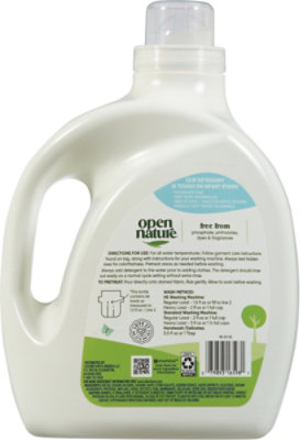 Open Nature Newborn Laundry Detergent Free & Clear 66 Loads 100 Fz - 100 FZ - Image 4