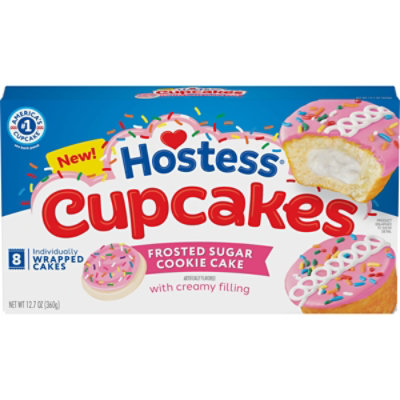 Hostess Sugar Cookie Cupcakes Mp 8 Count - 12.7 OZ - Image 1