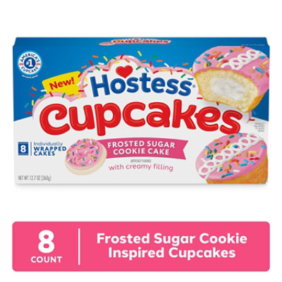 Hostess Sugar Cookie Cupcakes Mp 8 Count - 12.7 OZ - Image 2