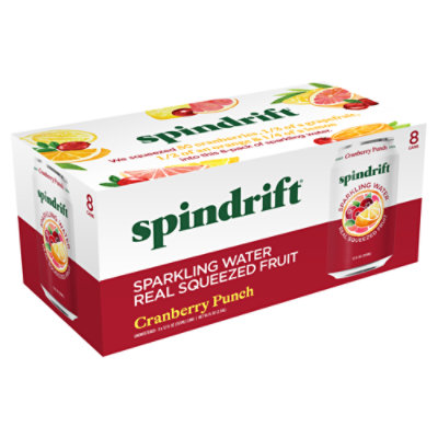 Spindrift Cranberry Punch 8-12fz - 8-12 FZ - Image 1