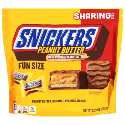 Snickers Peanut Butter Fun Size Stand Up Pouch - 8.29 OZ - Image 1