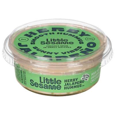Little Sesame Hummus Herby Jalapeno - 8 OZ - Image 3