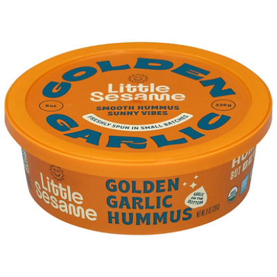 Little Sesame Hummus Golden Garlic - 8 OZ - Image 1