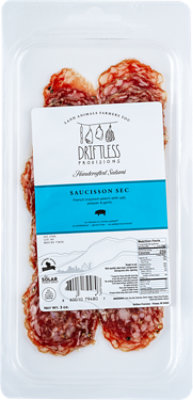 Driftless Provisions Salami Saucisson Sec Sliced - 3 OZ - Image 1