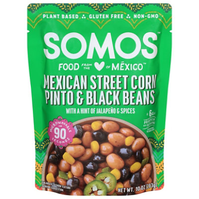Somos Black Beans & Corn Str Mex - 10 OZ - Image 1