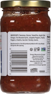 Green Mountain Gringo Salsa Cantina Roasted Garlica Style Salsa - 16 OZ - Image 6