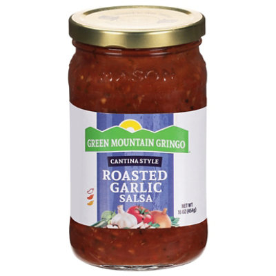 Green Mountain Gringo Salsa Cantina Roasted Garlica Style Salsa - 16 OZ - Image 1