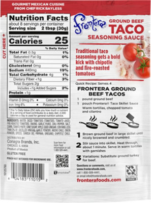 Frontera Taco Seasoning Ground Beef - 8 OZ - Image 5