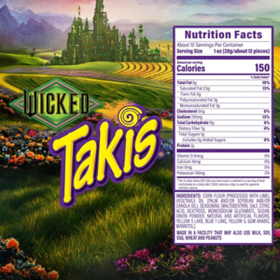 Takis Limited Edition Wicked Emerald Heat Tortilla Chips  - 9.9 Oz - Image 5