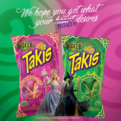 Takis Limited Edition Wicked Emerald Heat Tortilla Chips  - 9.9 Oz - Image 3