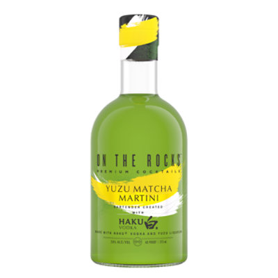 On The Rock's Yuzu Matcha Martini - 375 ML - Image 1