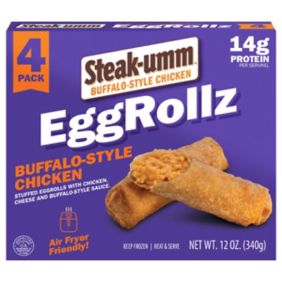 Steak-umm Buffalo Style Chicken Eggrollz 12oz - 12 OZ - Image 1