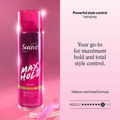 Suave Hair Spray Max Hold 11 Fz - 11 FZ - Image 2