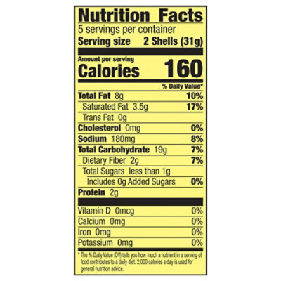 Old El Paso Mexican Style Street Corn Flavored Taco Shells 10 Count - 5.4 OZ - Image 3