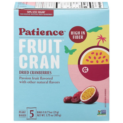 Patience Fruitcran Dried Cranberries Passion Fruit - 3.75 OZ - Image 2