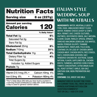 Blounts Family Kitchen Italian Wedding Soup Cup - 24 OZ - Image 5