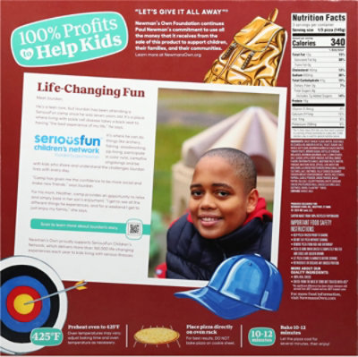 Newmans Own Bourbon Bbq Chicken Thin Crust Pizza  15.4 Oz - 15.4 OZ - Image 5