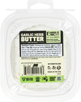 Better Butter Garlic & Herb Butter - 3 OZ - Image 6