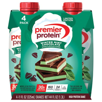 Premier Protein Winter Mint Chocolate Shake - 4-11 FZ - Image 2
