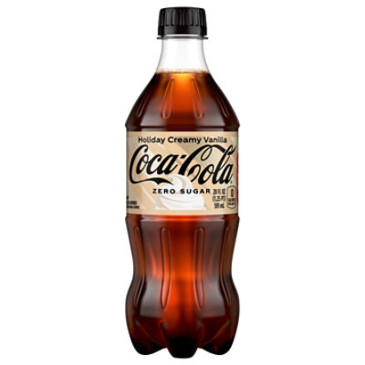 Coca Cola Creamy Vanilla Zero Sugar 20fz - 20 FZ - Image 3
