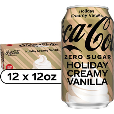 Coca Cola Creamy Vanilla Zero Sugar 12-12fz - 12-12 FZ