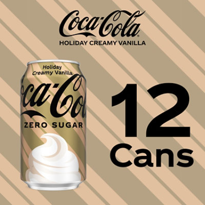 Coca Cola Creamy Vanilla Zero Sugar 12-12fz - 12-12 FZ - Image 5