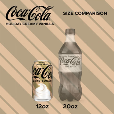Coca Cola Creamy Vanilla Zero Sugar 12-12fz - 12-12 FZ - Image 2