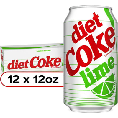 Coca Cola Lime Diet 12-12fz - 12-12FZ - Image 1