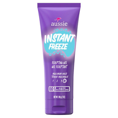 Aussie Instant Freeze Sculpting Gel For Curly Hair, Straight Hair, And Wavy Hair, 7 Oz - 7 OZ - Image 8