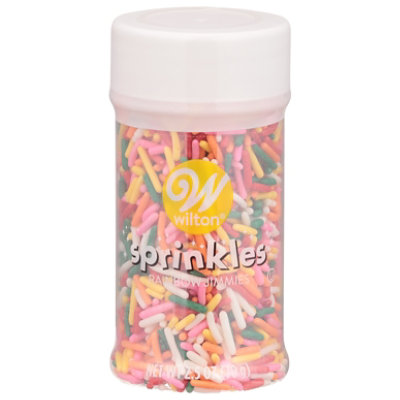 Wilton Rainbow Jimmies Bottle - EA - Image 1