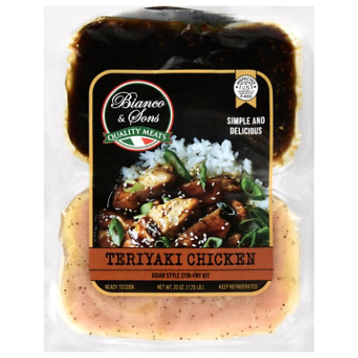 Bianco Teriyaki Chicken Asian Style Stir Fry - 20 OZ - Image 1