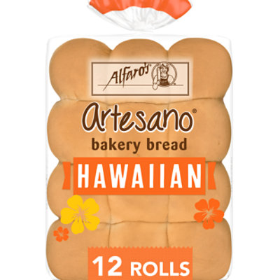 Alfaro's Artesano Hawaiian Dinner Rolls - 12 - 18 OZ - Image 1