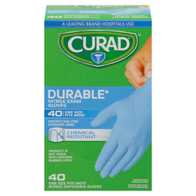 Curad Nitrile Exam Gloves - 40 CT - Image 3