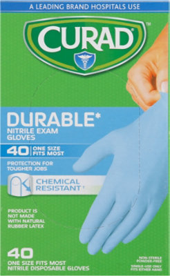 Curad Nitrile Exam Gloves - 40 CT - Image 2